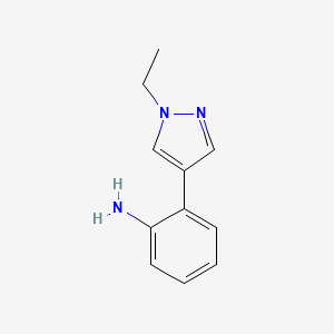 2-(1-Ethyl-1H-pyrazol-4-YL)aniline