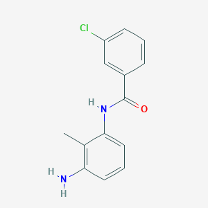 N-(3-Amino-2-methylphenyl)-3-chlorobenzamide