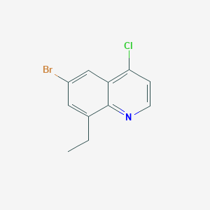 6-Bromo-4-chloro-8-ethylquinoline