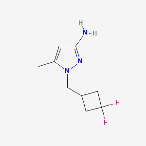 1-[(3,3-Difluorocyclobutyl)methyl]-5-methyl-1H-pyrazol-3-amine