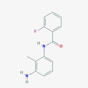 N-(3-Amino-2-methylphenyl)-2-fluorobenzamide