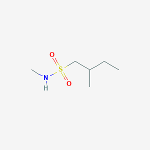 molecular formula C6H15NO2S B13198859 N,2-Dimethylbutane-1-sulfonamide 