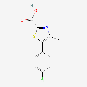 5-(4-Chlorophenyl)-4-methyl-1,3-thiazole-2-carboxylic acid