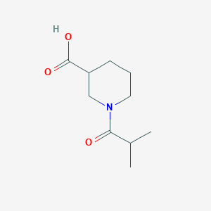 molecular formula C10H17NO3 B1319888 1-异丁酰哌啶-3-羧酸 CAS No. 926214-33-7
