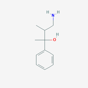 4-Amino-3-methyl-2-phenylbutan-2-OL