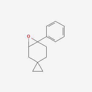 6-Phenyl-7-oxaspiro[bicyclo[4.1.0]heptane-3,1'-cyclopropane]