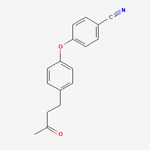 4-[4-(3-Oxobutyl)phenoxy]benzonitrile
