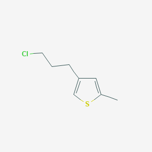 4-(3-Chloropropyl)-2-methylthiophene