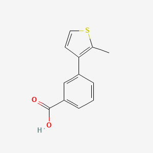 3-(2-Methylthiophen-3-yl)benzoic acid