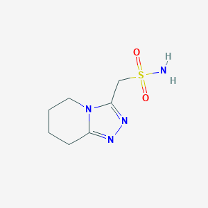 {5H,6H,7H,8H-[1,2,4]triazolo[4,3-a]pyridin-3-yl}methanesulfonamide