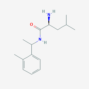 (2S)-2-Amino-4-methyl-N-[1-(2-methylphenyl)ethyl]pentanamide