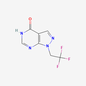 1-(2,2,2-Trifluoroethyl)-1H-pyrazolo[3,4-d]pyrimidin-4-ol