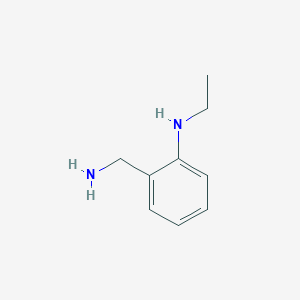 molecular formula C9H14N2 B13199099 2-(aminomethyl)-N-ethylaniline 