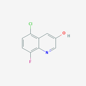 5-Chloro-8-fluoroquinolin-3-ol