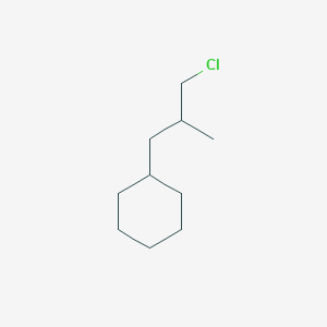 (3-Chloro-2-methylpropyl)-cyclohexane