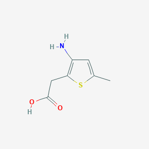 2-(3-Amino-5-methylthiophen-2-YL)acetic acid