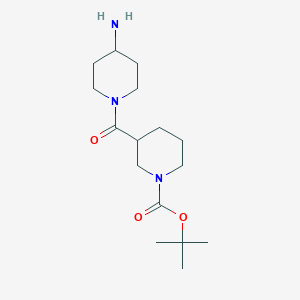 Tert-butyl 3-[(4-aminopiperidin-1-yl)carbonyl]piperidine-1-carboxylate