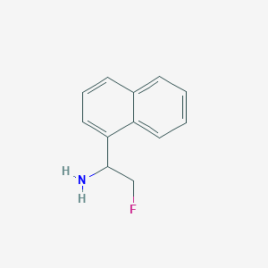 2-Fluoro-1-(naphthalen-1-yl)ethan-1-amine