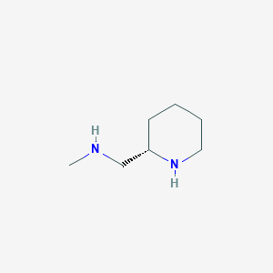 molecular formula C7H16N2 B13199184 Methyl({[(2S)-piperidin-2-yl]methyl})amine 