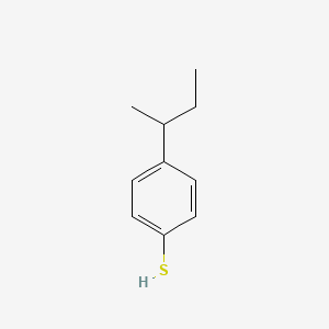 molecular formula C10H14S B13199217 4-(Butan-2-YL)benzene-1-thiol 