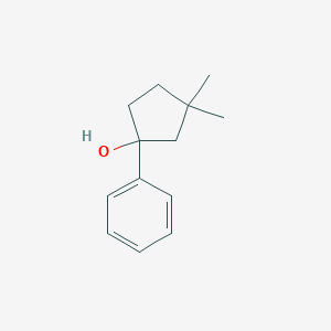 3,3-Dimethyl-1-phenylcyclopentan-1-ol