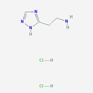 molecular formula C4H10Cl2N4 B1319927 2-(1H-1,2,4-Triazol-5-yl)ethanamine dihydrochloride CAS No. 7730-79-2