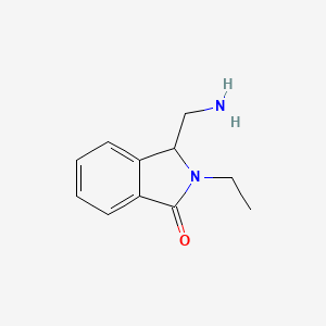 3-(Aminomethyl)-2-ethyl-2,3-dihydro-1H-isoindol-1-one