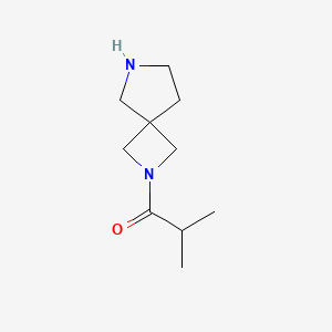 1-{2,6-Diazaspiro[3.4]octan-2-yl}-2-methylpropan-1-one