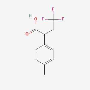 4,4,4-Trifluoro-2-(4-methylphenyl)butanoic acid