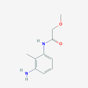 molecular formula C10H14N2O2 B1319944 N-(3-Amino-2-methylphenyl)-2-methoxyacetamide CAS No. 926215-70-5