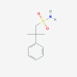 2-Methyl-2-phenylpropane-1-sulfonamide