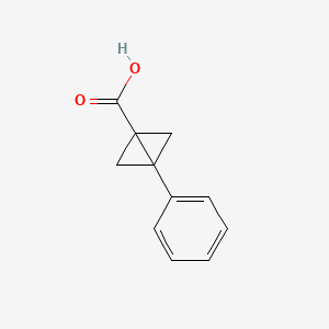 molecular formula C11H10O2 B13199450 3-Phenylbicyclo[1.1.0]butane-1-carboxylic acid 