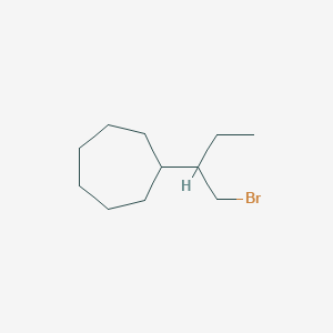 (1-Bromobutan-2-yl)cycloheptane