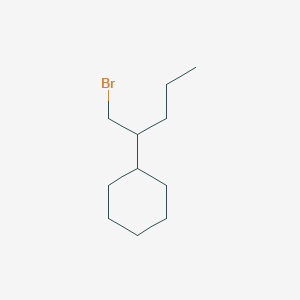 (1-Bromopentan-2-YL)cyclohexane