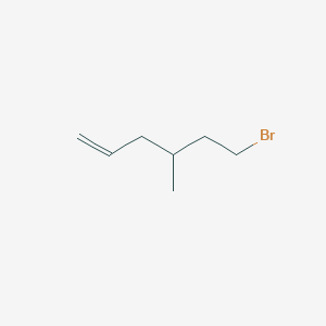 6-Bromo-4-methylhex-1-ene