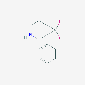 7,7-Difluoro-1-phenyl-3-azabicyclo[4.1.0]heptane