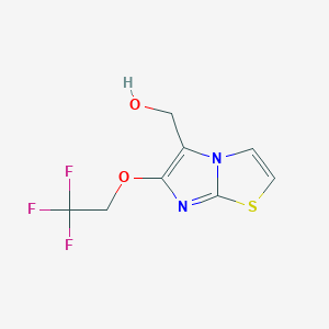 [6-(2,2,2-Trifluoroethoxy)imidazo[2,1-b][1,3]thiazol-5-yl]methanol