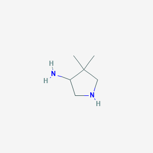 4,4-Dimethylpyrrolidin-3-amine