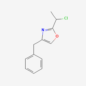 4-Benzyl-2-(1-chloroethyl)-1,3-oxazole