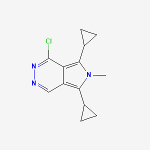 1-Chloro-5,7-dicyclopropyl-6-methyl-6H-pyrrolo[3,4-d]pyridazine