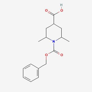 1-[(Benzyloxy)carbonyl]-2,6-dimethylpiperidine-4-carboxylic acid