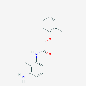 N-(3-Amino-2-methylphenyl)-2-(2,4-dimethylphenoxy)acetamide