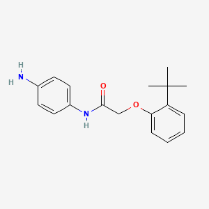 N-(4-Aminophenyl)-2-[2-(tert-butyl)phenoxy]-acetamide