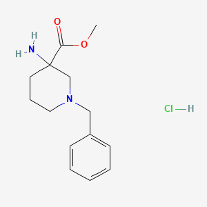 Methyl 3-amino-1-benzylpiperidine-3-carboxylate hydrochloride