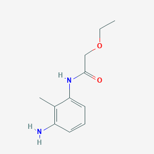 molecular formula C11H16N2O2 B1319983 N-(3-Amino-2-methylphenyl)-2-ethoxyacetamide CAS No. 953719-00-1