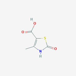 molecular formula C5H5NO3S B1319984 2-Hydroxy-4-methylthiazole-5-carboxylic acid CAS No. 875237-46-0