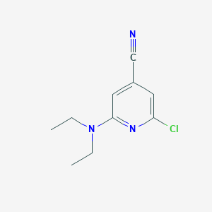 2-Chloro-6-(diethylamino)pyridine-4-carbonitrile