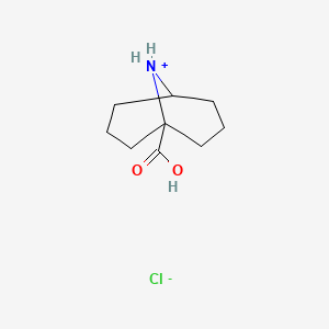 1-Carboxy-9-azabicyclo[3.3.1]nonan-9-ium chloride