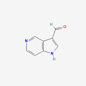 molecular formula C8H6N2O B1319988 1H-pyrrolo[3,2-c]pyridine-3-carboxaldehyde CAS No. 933717-10-3