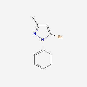 molecular formula C10H9BrN2 B1319989 5-Bromo-3-methyl-1-phenylpyrazole CAS No. 41327-15-5